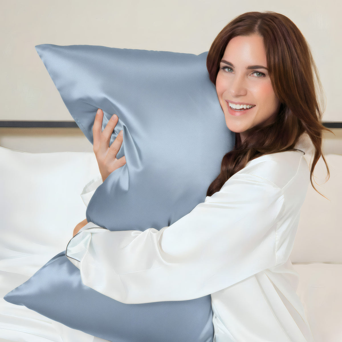 Pillowcase - Ash Blue - Standard – Blissy