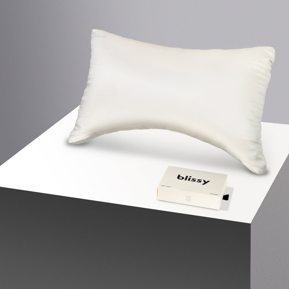 Blissy 100% Mulberry 22-Momme Silk Pillowcase - Crescent