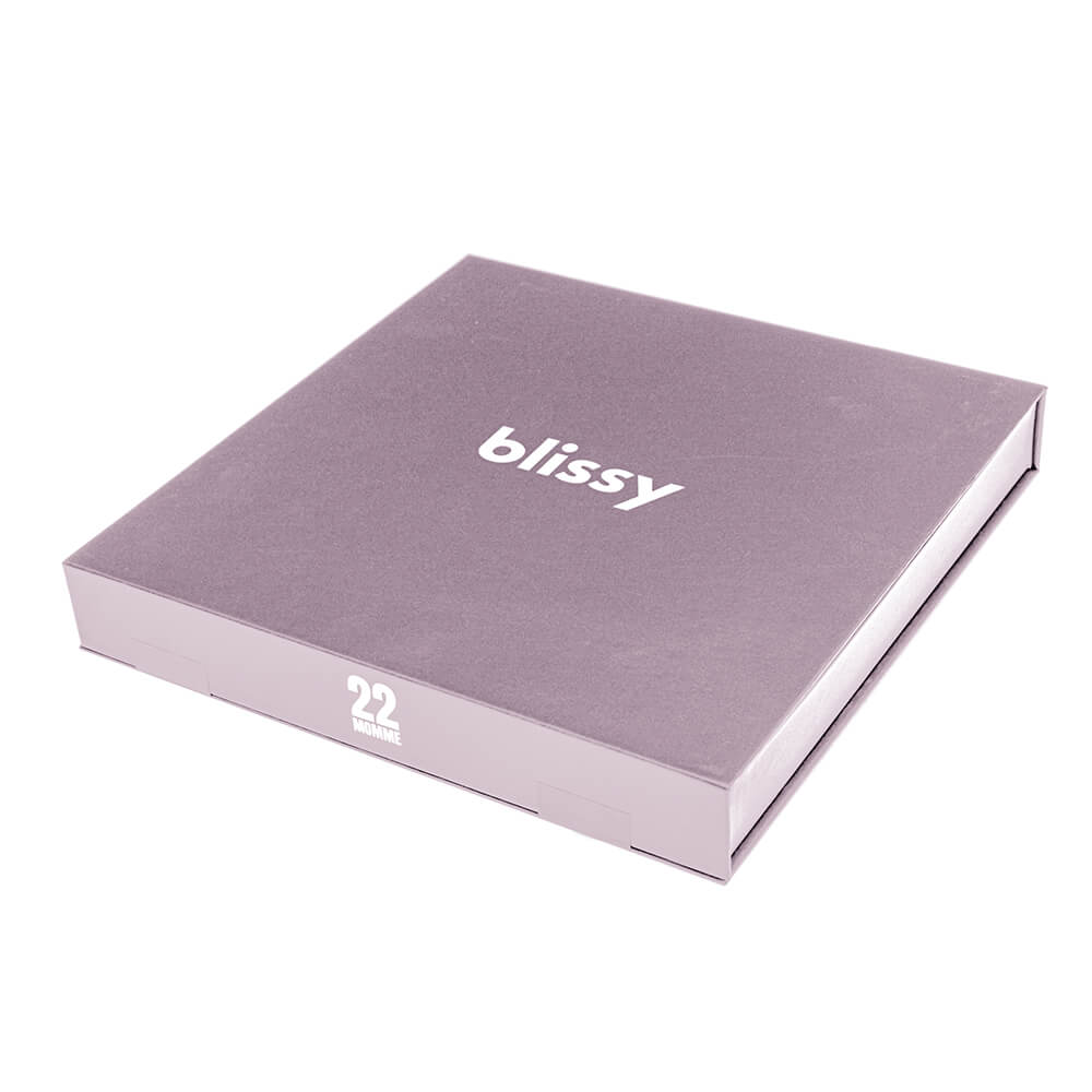 Blissy 100% Mulberry 22-Momme Silk Pillowcase - Royal Purple - Standard