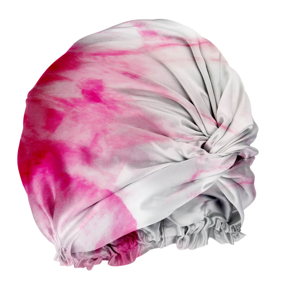 Blissy 100% Silk Bonnet - Red - 100% Mulberry Silk, - France