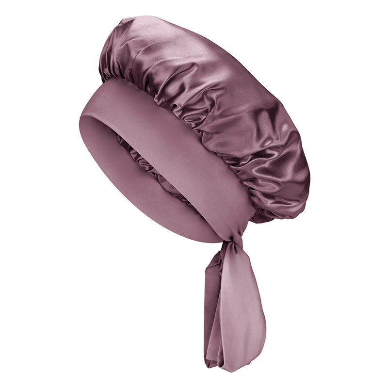 Blissy Bow Bonnet - Plum