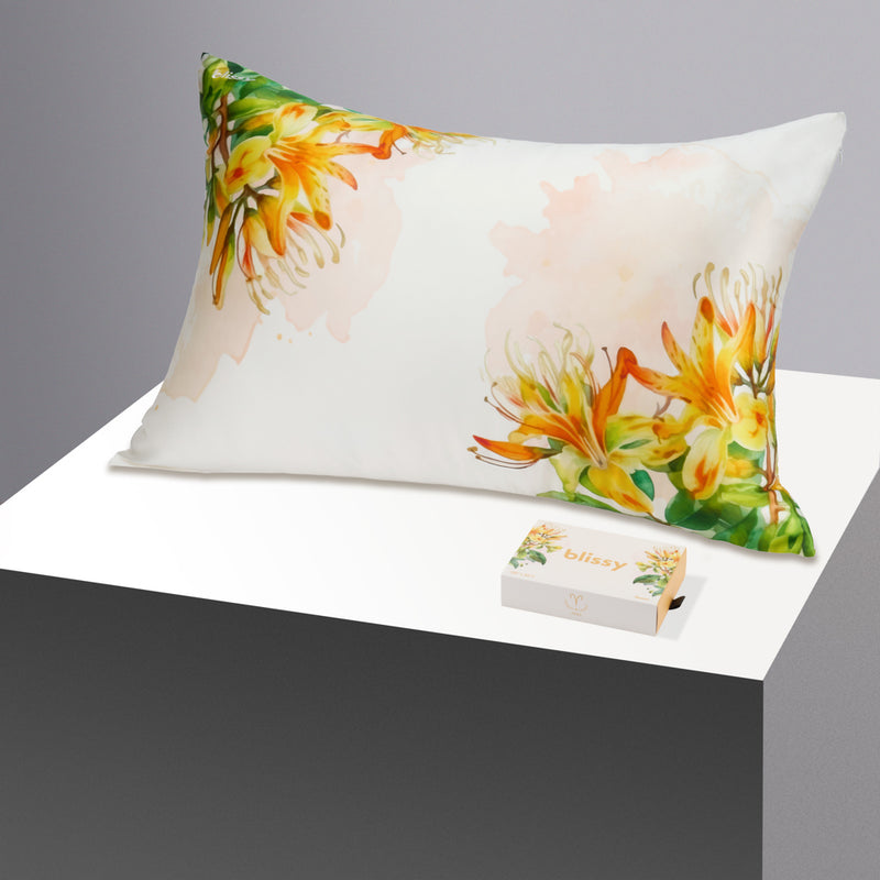 Pillowcase - Zodiac Flower - Aries Honeysuckle - Standard