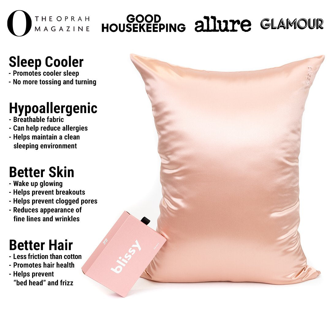 20 Momme online Silk Pillowcase - Rose Clay