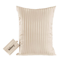 Load image into Gallery viewer, Pillowcase - Champagne Striped - Standard