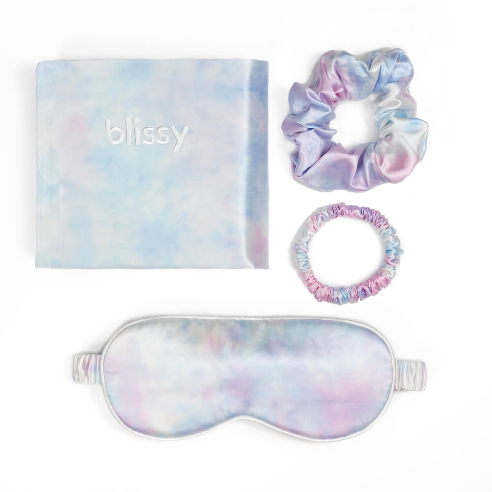 Blissy Tie-Dye Dream Set - 100% Mulberry 22-Momme Silk  display picture 1