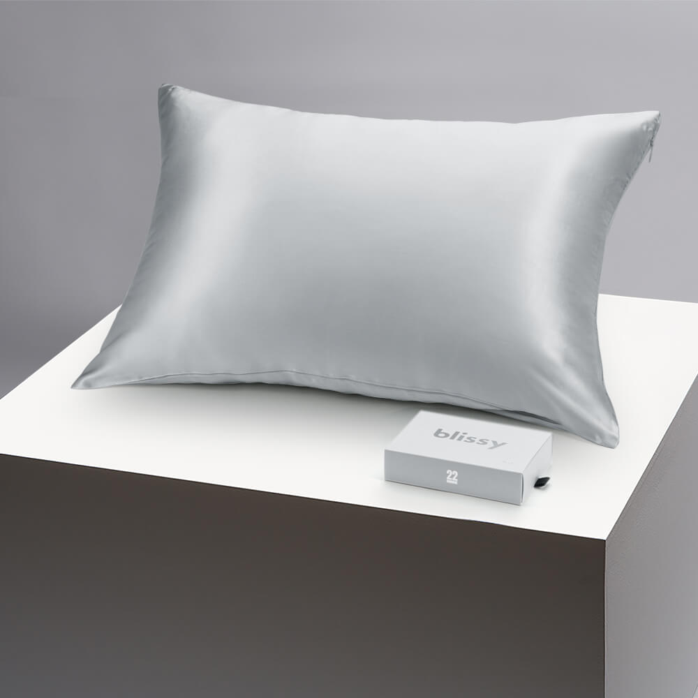 Silk Pillowcase - Silver Grey - Mildlyhome