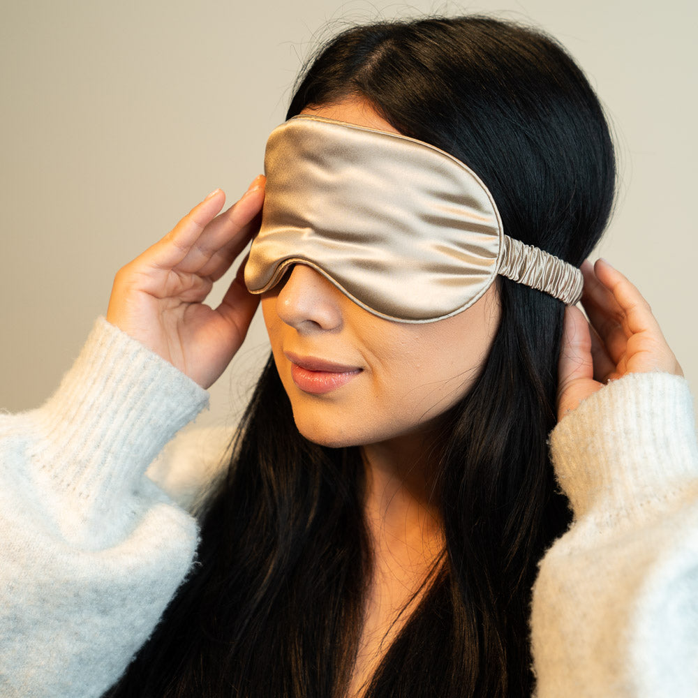Blindfold Sleeping Mask for Women or Men Roleplay Eye Mask