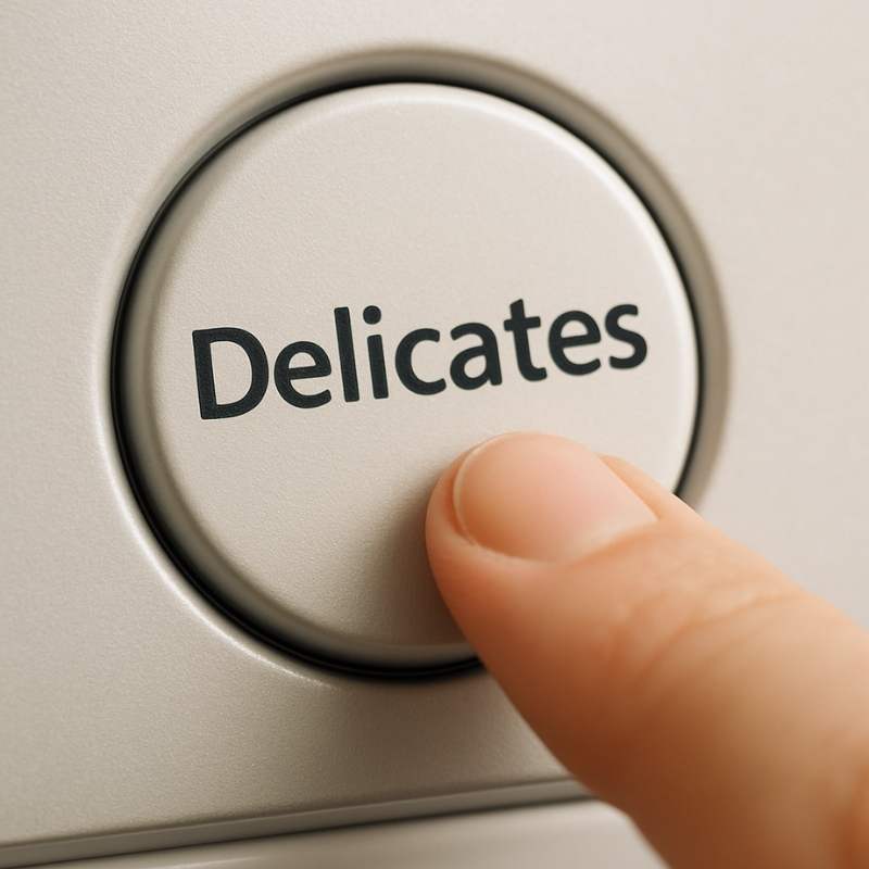 Delicates Setting on Washer: What It Means – Blissy