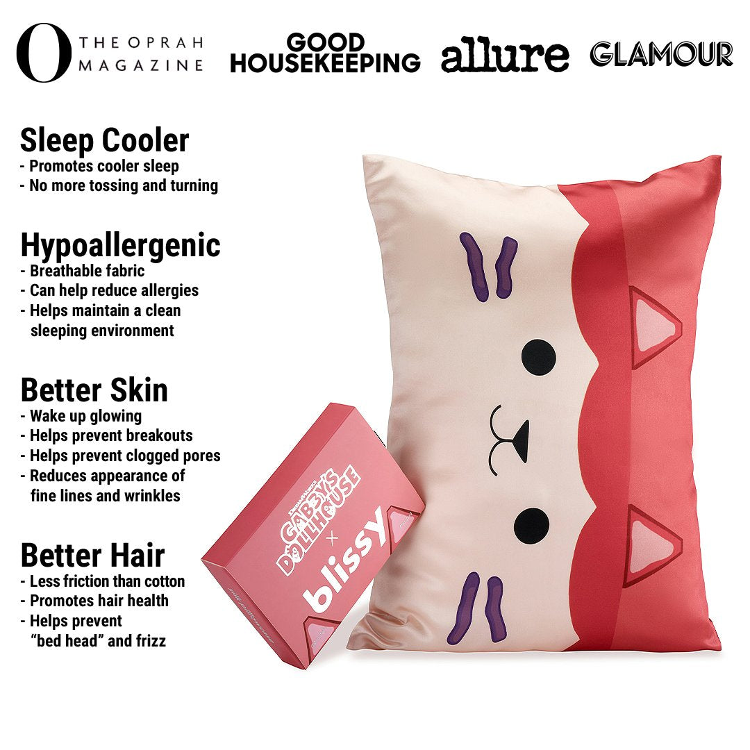 Gabby'S Dollhouse Mulberry Silk Pillowcase – Blissy