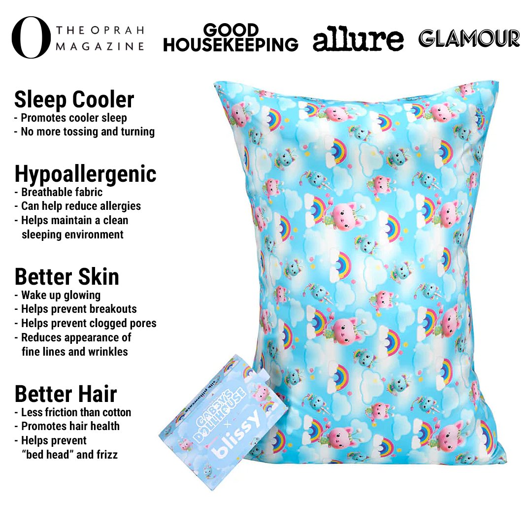 Gabby'S Dollhouse Mulberry Silk Pillowcase – Blissy Queen