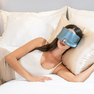 Sleep Mask - Ash Blue - Weighted
