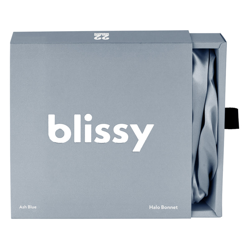 Blissy Halo Bonnet - Ash blue