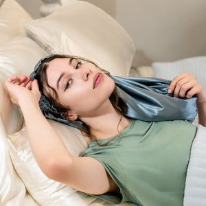 Blissy Cascade Bonnet - Ash Blue