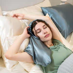 Blissy Cascade Bonnet - Ash Blue