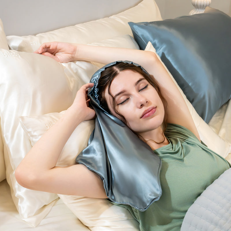 Blissy Cascade Bonnet - Ash Blue