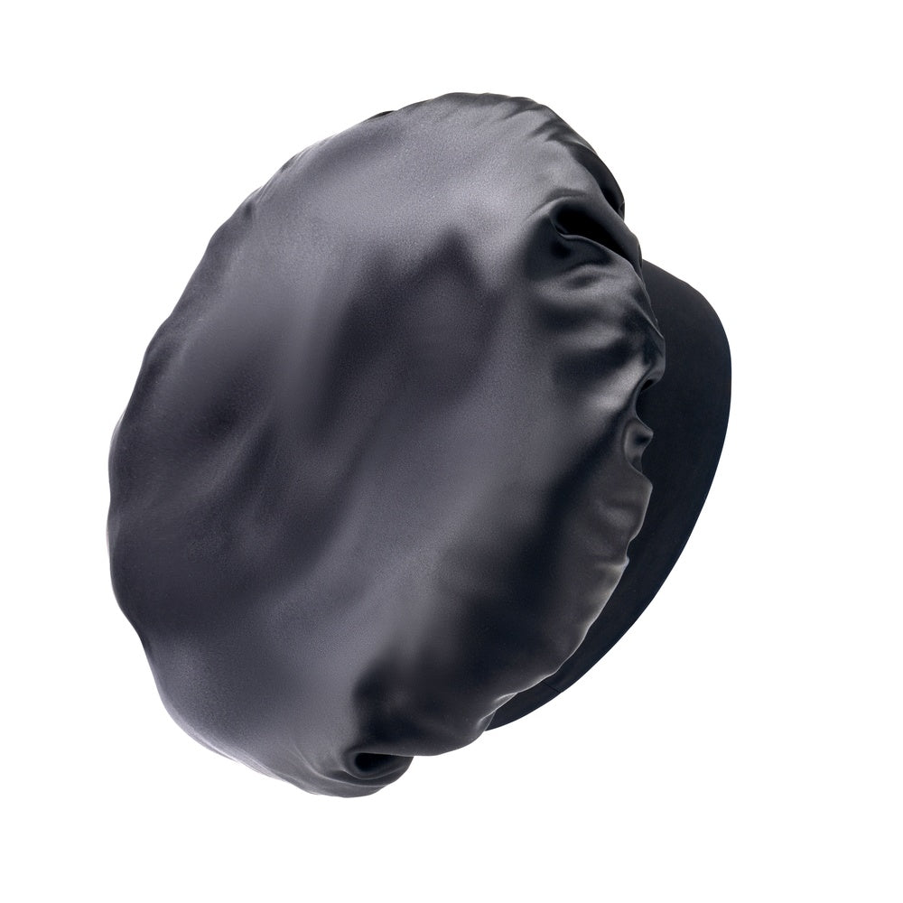 Blissy Black Silk Blissy Halo Bonnet Detail –