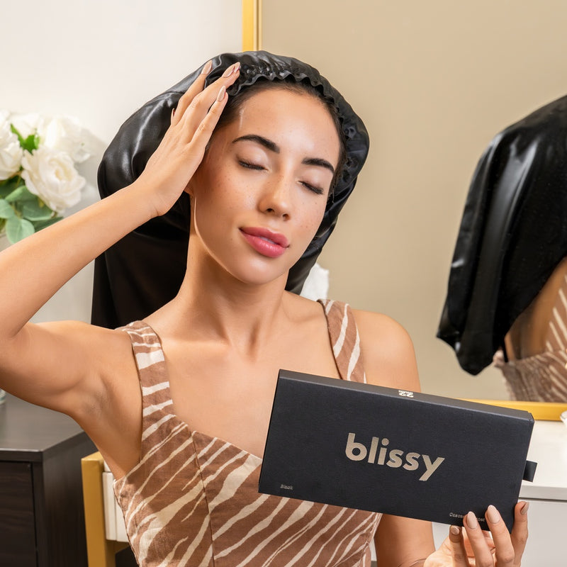 Blissy Cascade Bonnet - Black