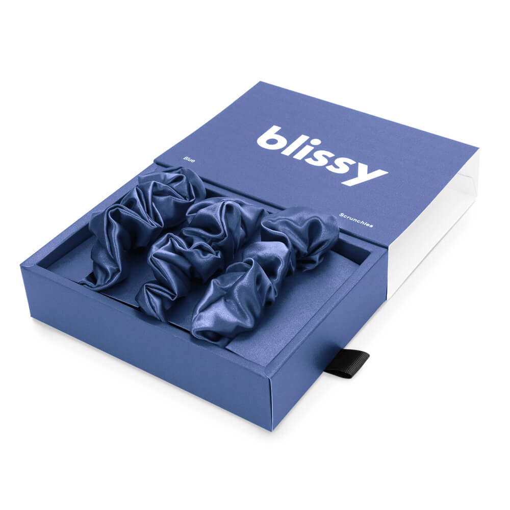 Blissy Scrunchies - Blue
