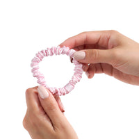 Blissy Skinny Scrunchies - Blush