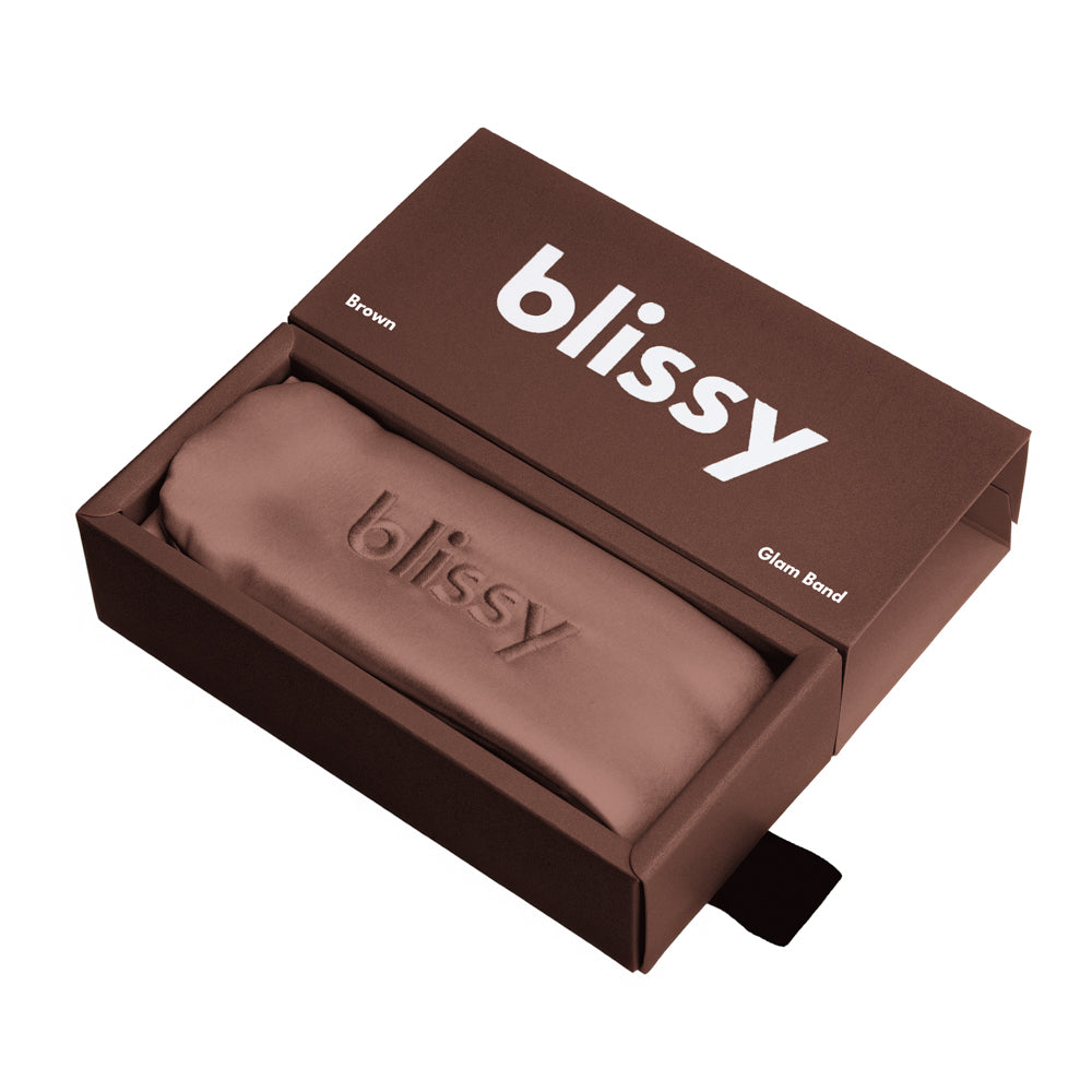 Blissy Chocolate Blissy Beauty Band – 22 Momme Mulberry Silk, 100% Silk