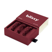 Load image into Gallery viewer, Blissy Skinny Scrunchies - Burgundy