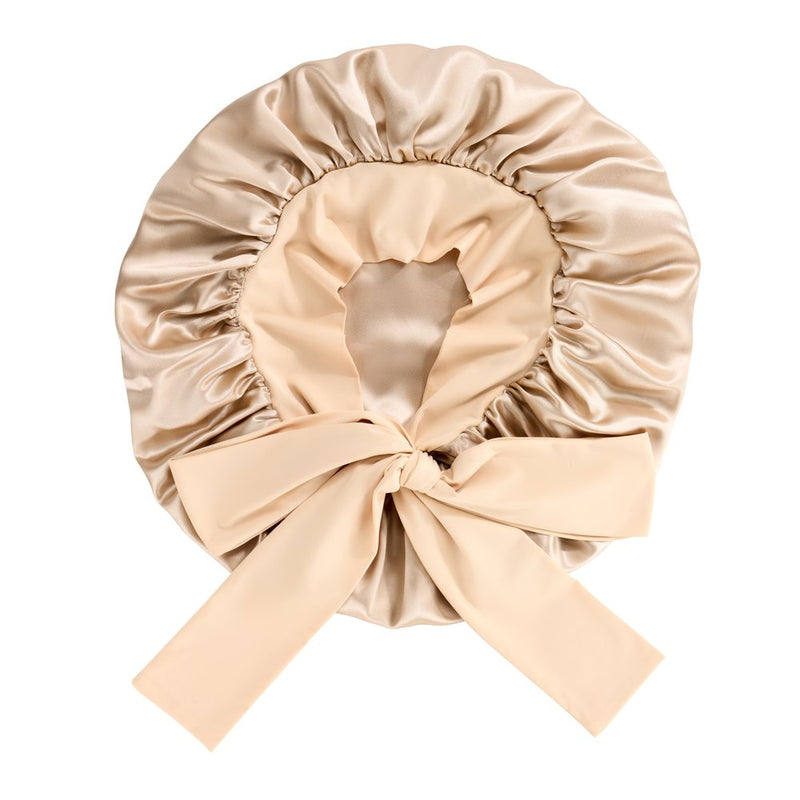 Blissy Bow Bonnet - Champagne