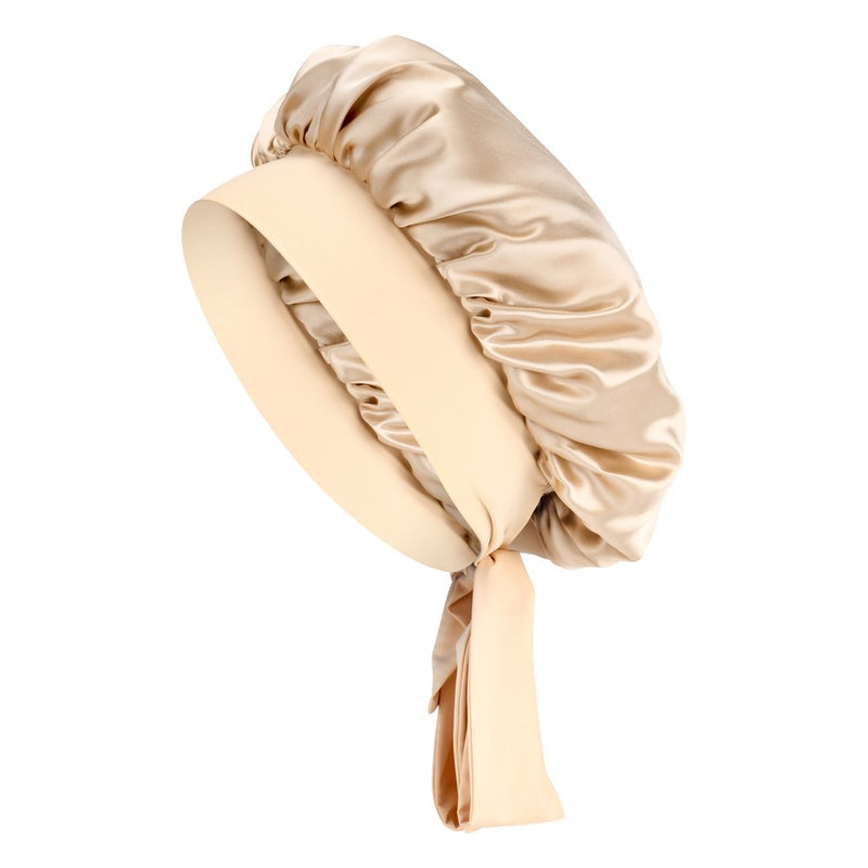Blissy Bow Bonnet - Champagne