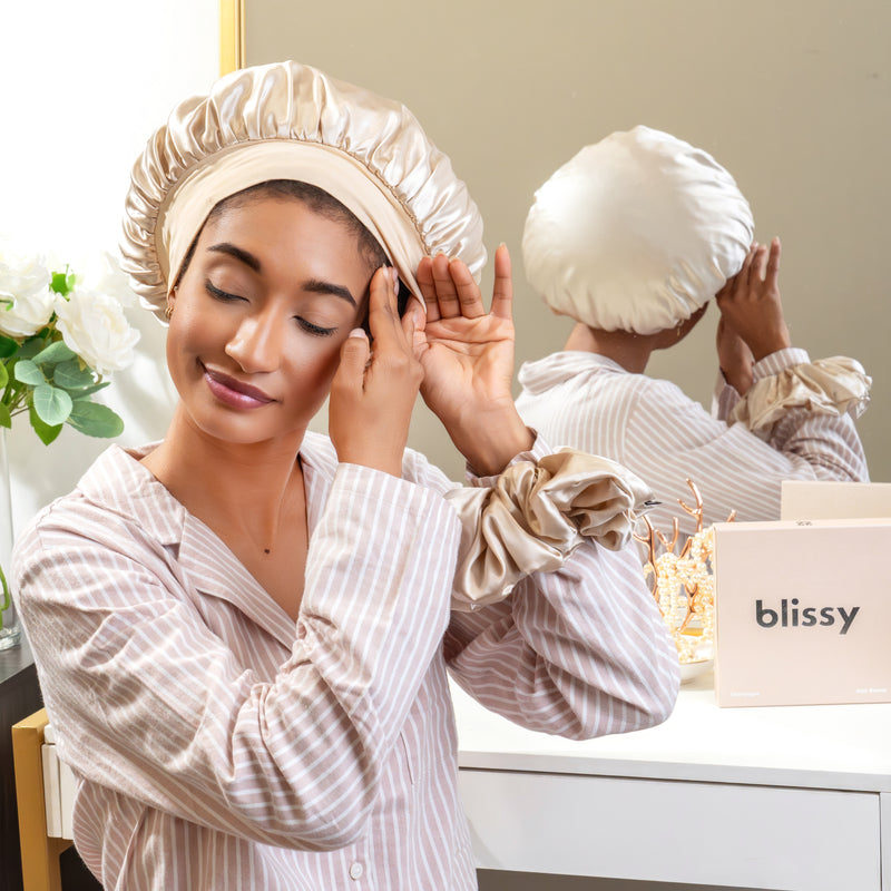 Blissy Halo Bonnet -   Champagne