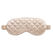 Load image into Gallery viewer, Sleep Mask - Champagne - Diamond Quilted