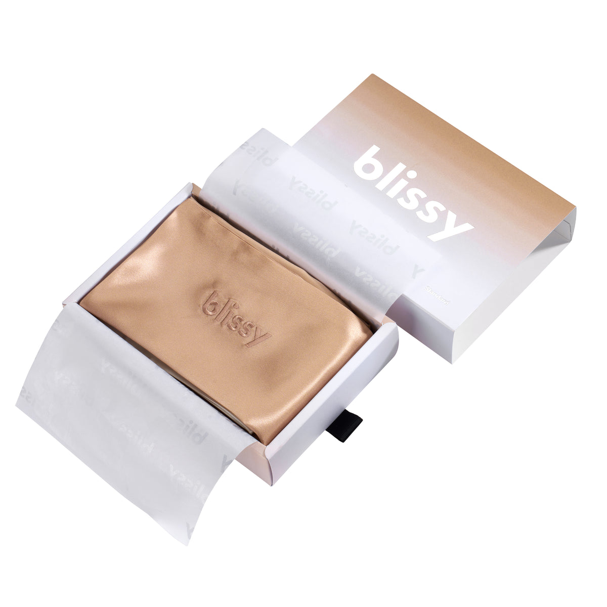 Blissy Mulberry Silk Pillowcase – Champagne Ombre King