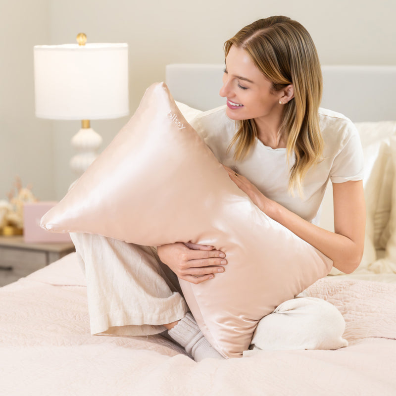 Crescent Pillowcase - Pink - Queen