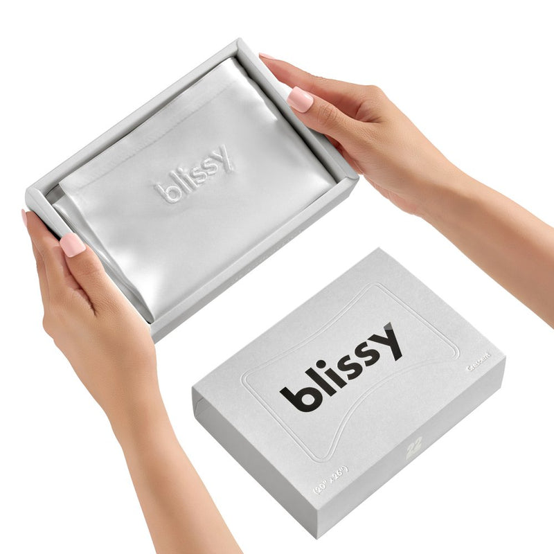 Crescent Pillowcase - Silver - Queen