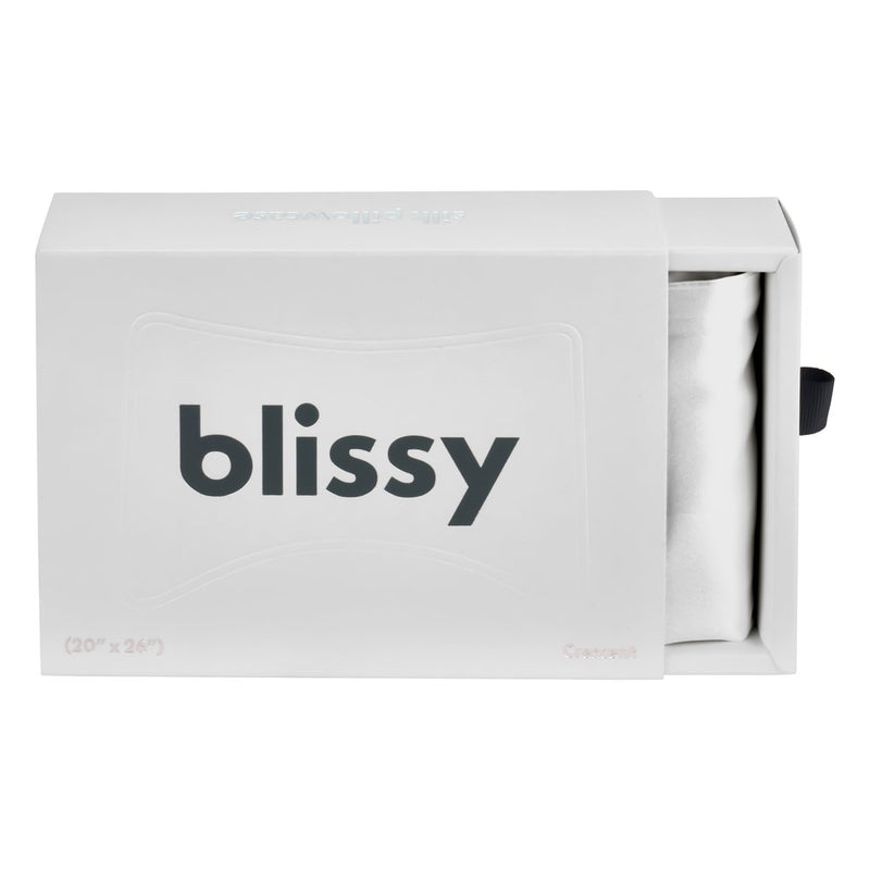 Crescent Pillowcase - Silver - Queen