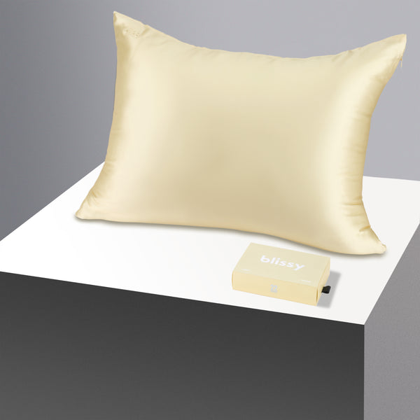 Blissy Pillowcase - Custard - Standard