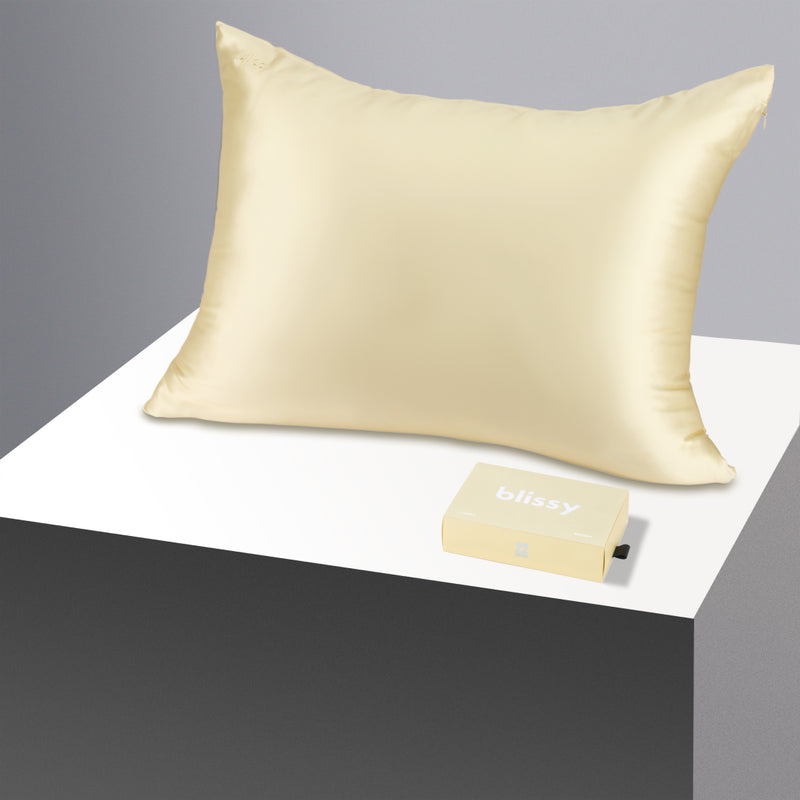 Blissy Pillowcase - Custard - Standard