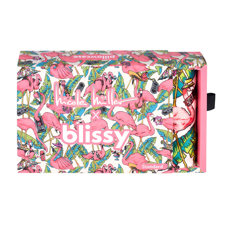 Pillowcase - Nicole Miller - Flamingo - King