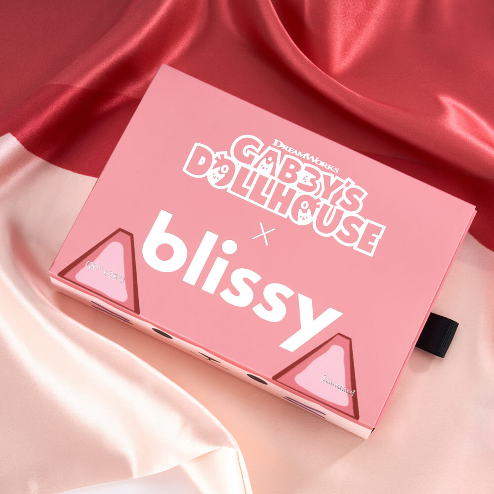 Gabby'S Dollhouse Pillowcase Close-Up – Blissy 22 Momme Silk