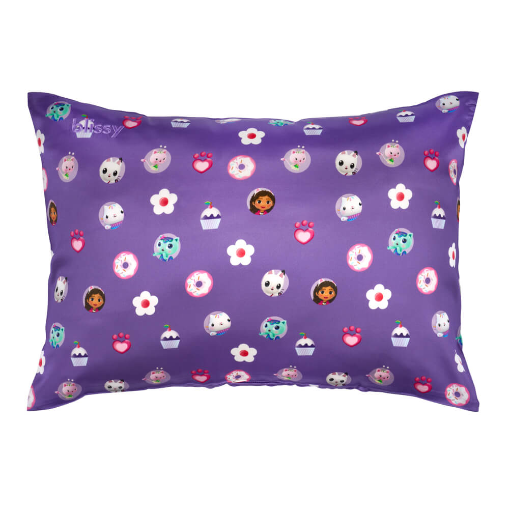 Blissy Queen Gabby'S Dollhouse Pillowcase Lifestyle – Mulberry Silk