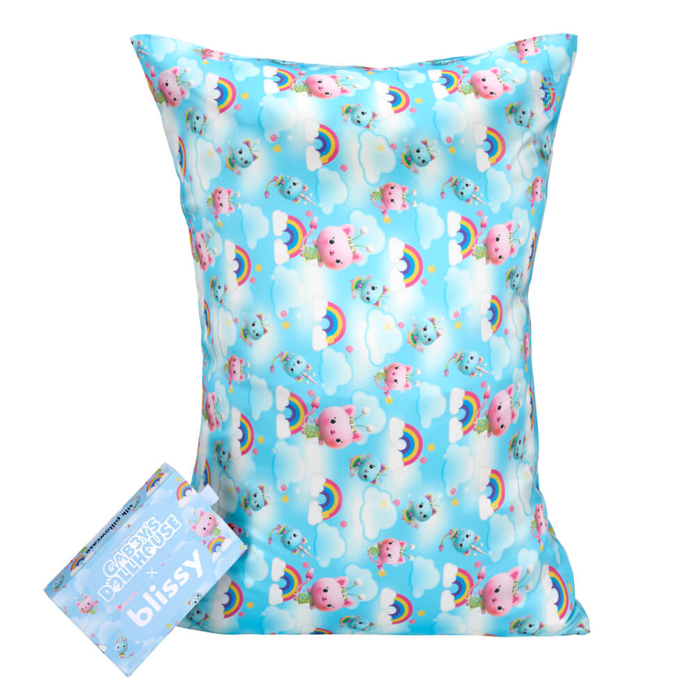 Blissy Gabby'S Dollhouse Silk Pillowcase Detail – Queen