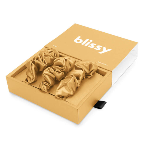 Blissy Scrunchies - Gold