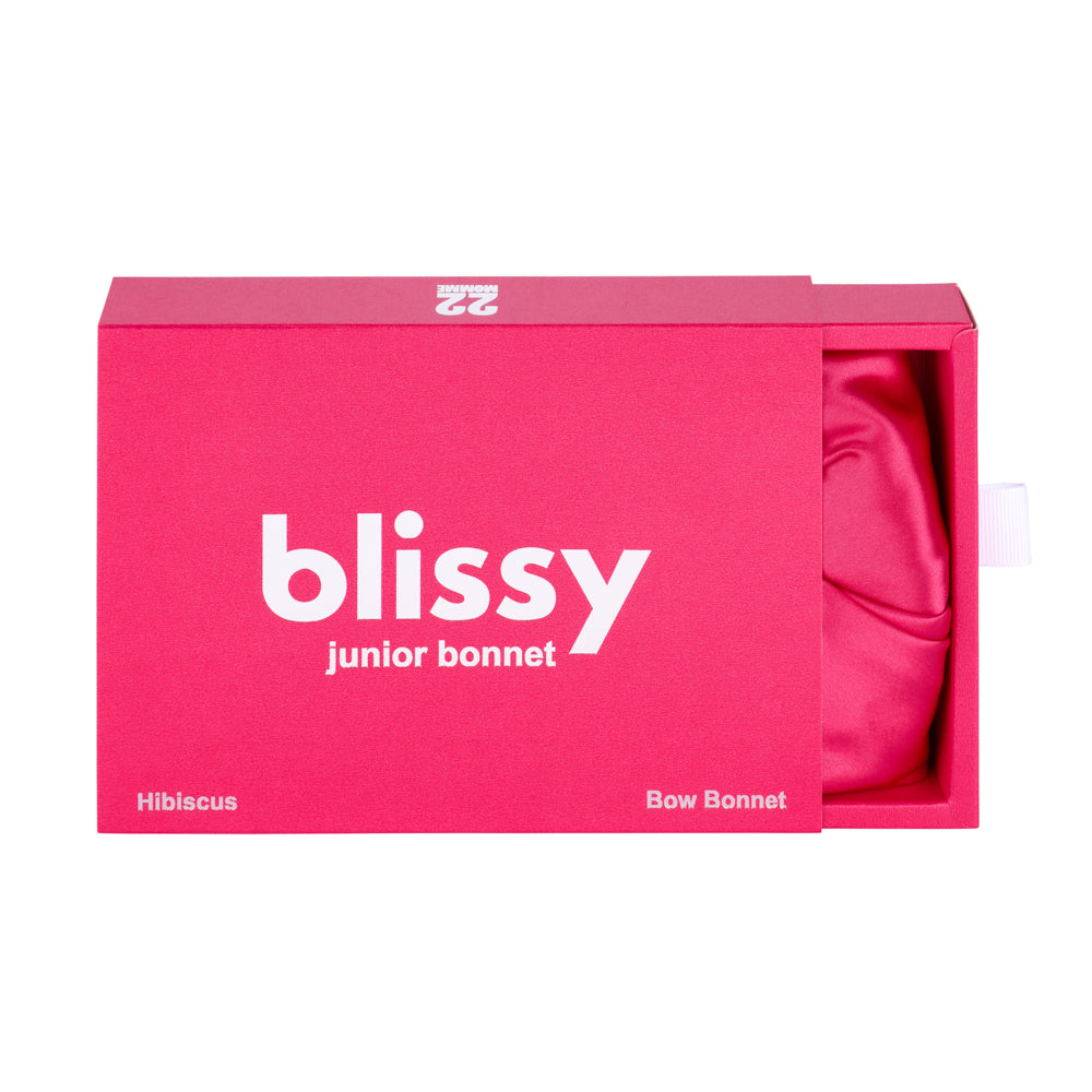 Blissy Junior Bow Bonnet - Hibiscus