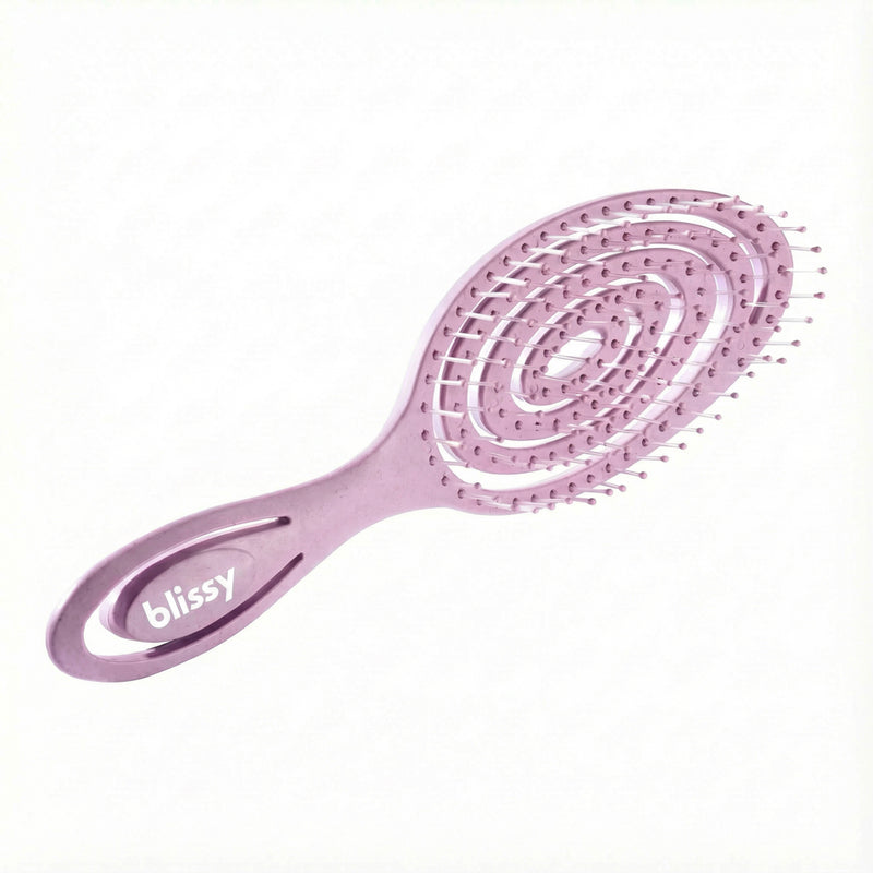 Blissy Lavender Blissy Detangling Brush Lifestyle – Mulberry Silk