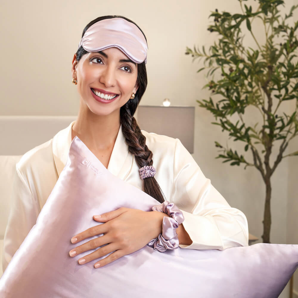 Blissy Mulberry Silk Blissy Dream Set – Lavender Standard