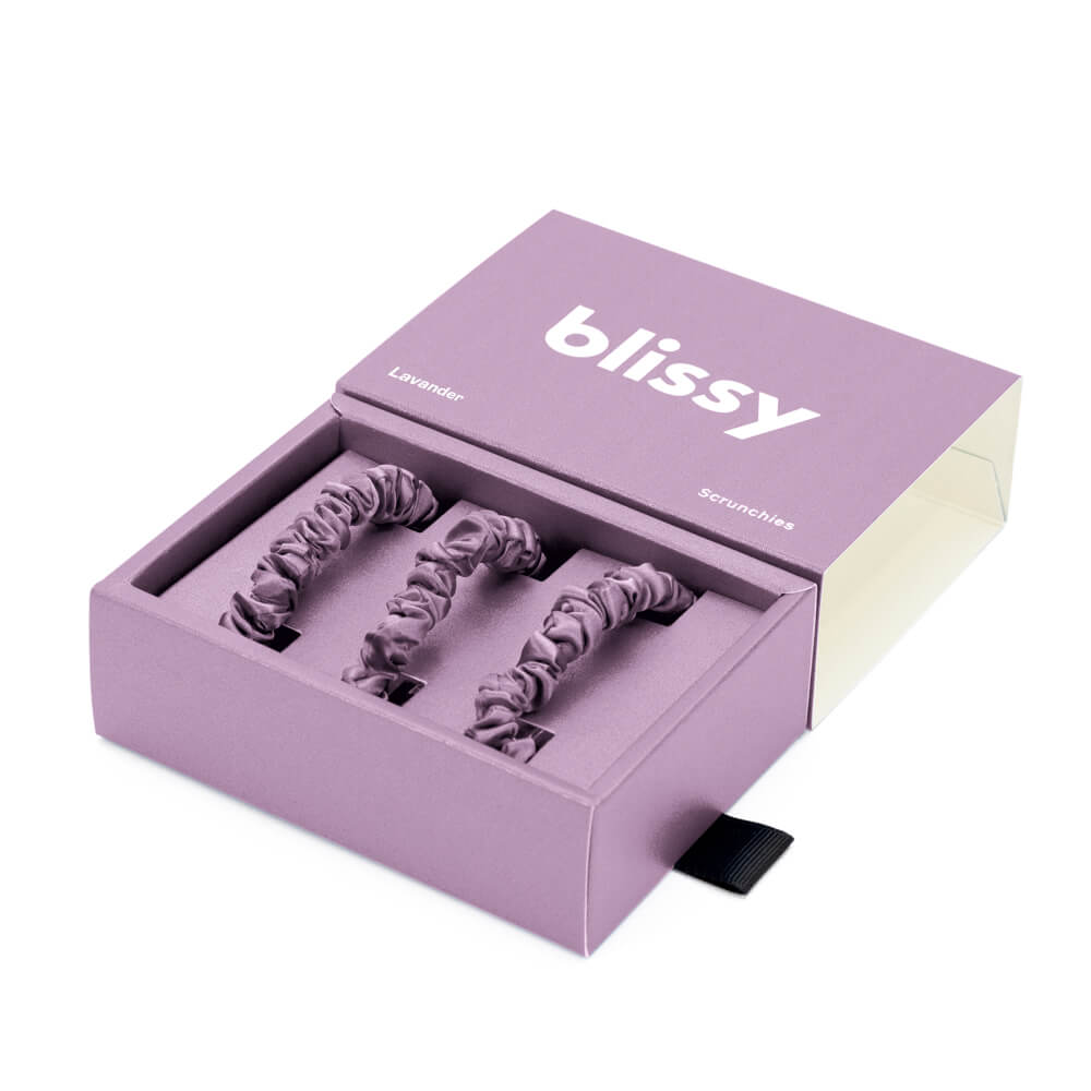 Blissy Skinny Scrunchies - Lavender