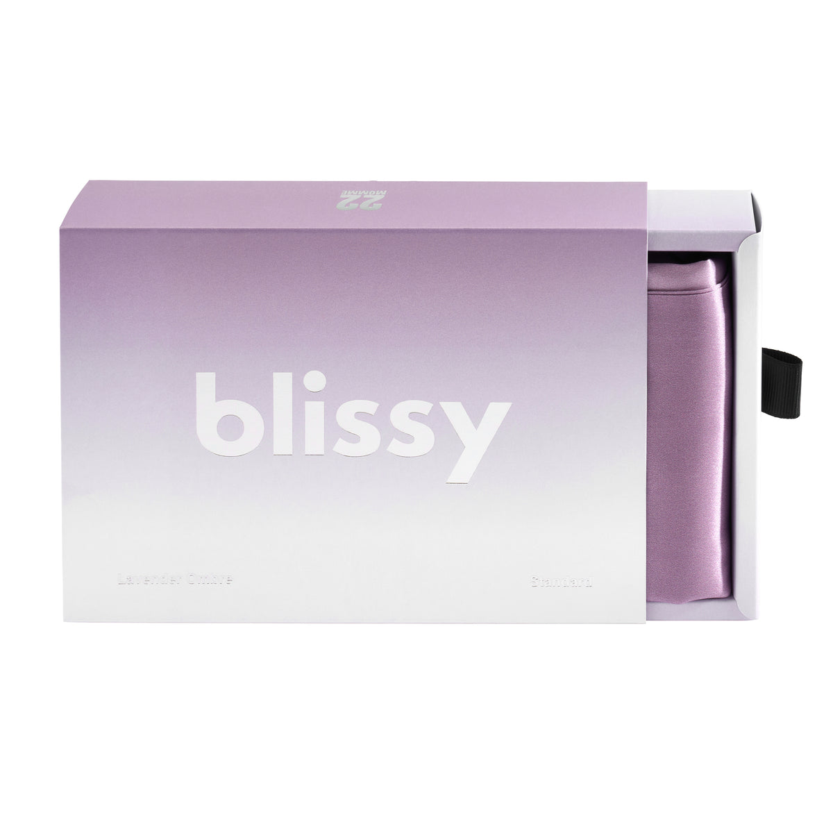 Blissy Queen Lavender Ombre Pillowcase Lifestyle – Mulberry Silk