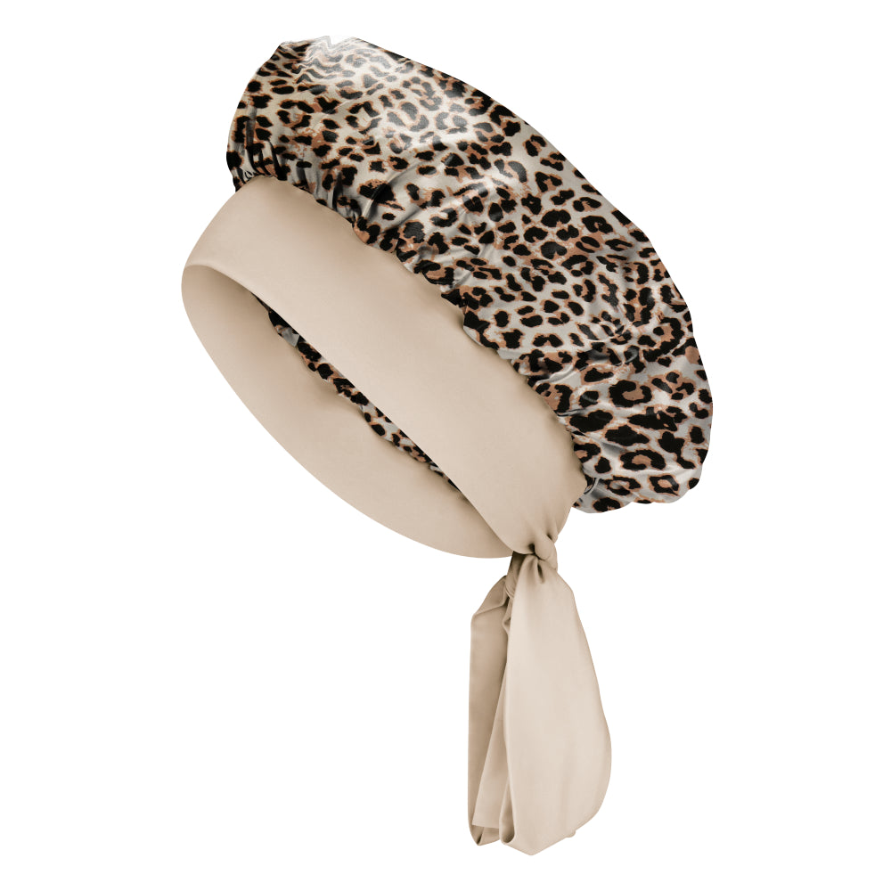 Blissy Bow Bonnet - Leopard