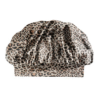 Blissy Leopard Silk Blissy Halo Bonnet Detail –