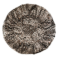 Blissy Leopard Blissy Halo Bonnet Lifestyle – Mulberry Silk