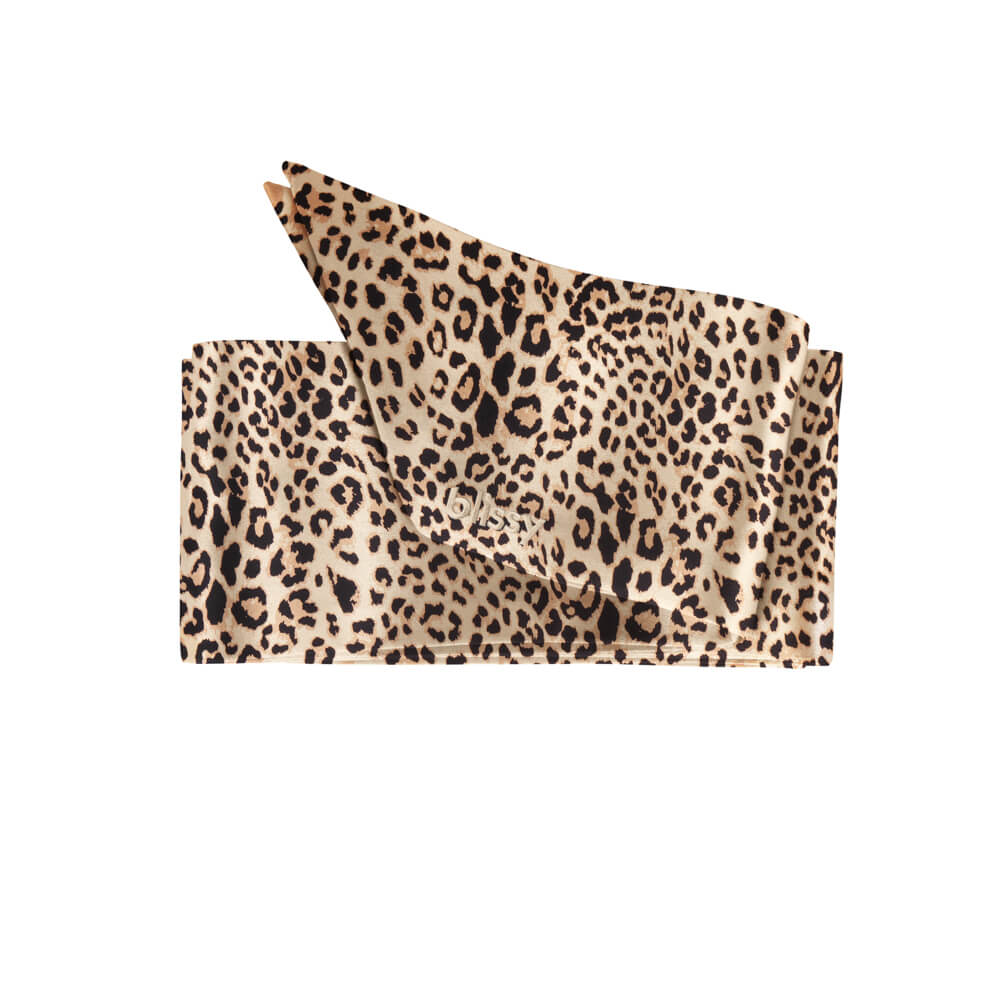 Blissy Leopard Blissy Hair Ribbon Lifestyle – Mulberry Silk