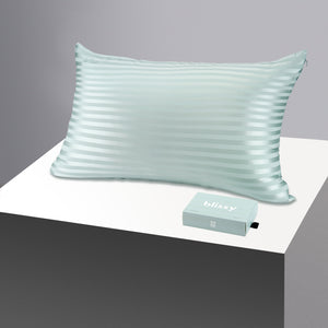 Pillowcase - Mint Striped - Queen